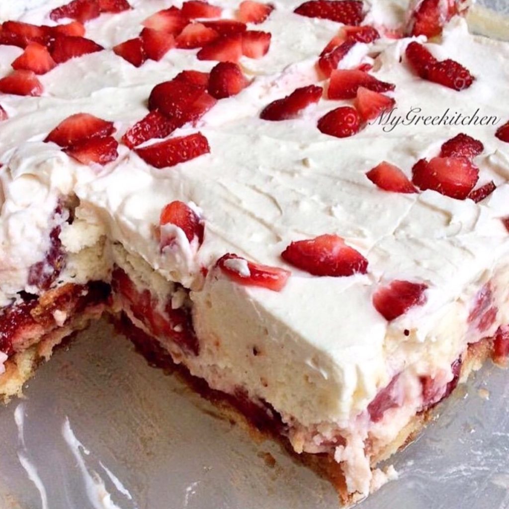 No Bake Strawberry Shortcake Recipe