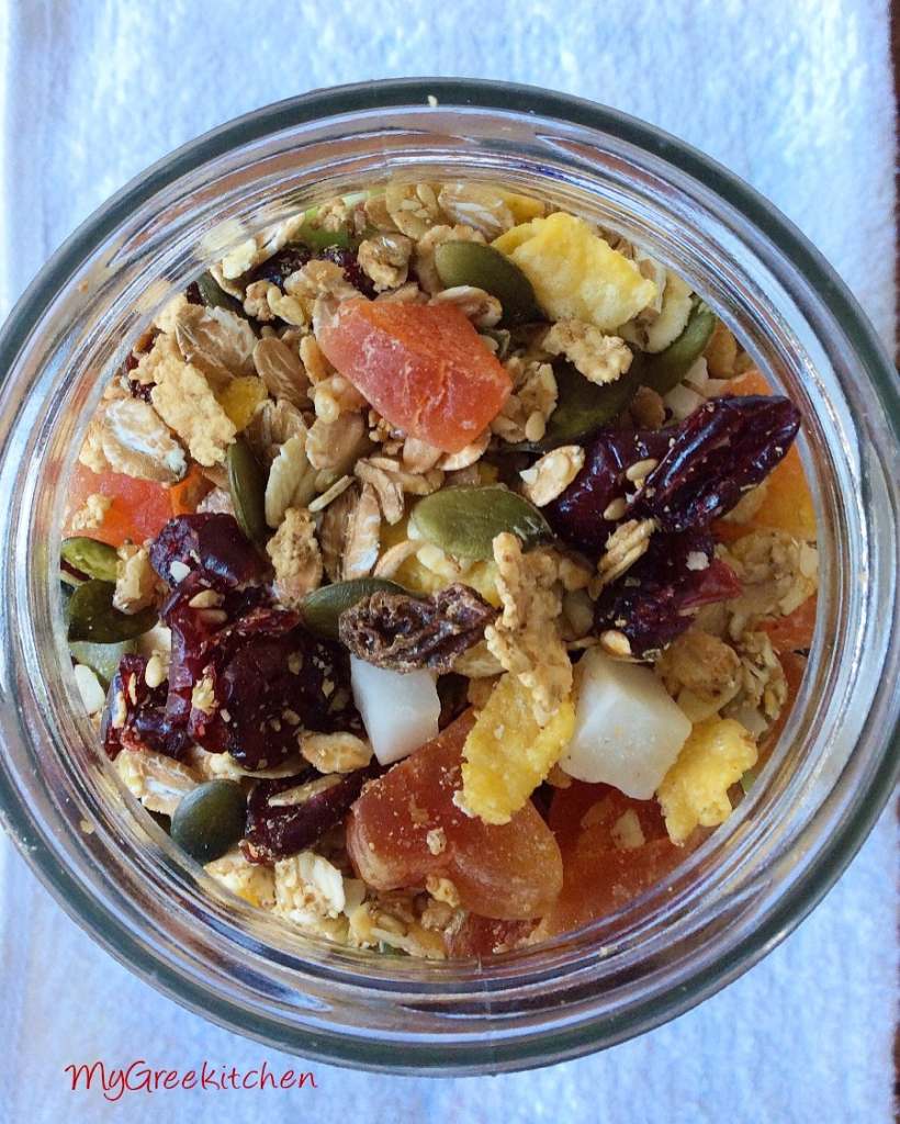 Homemade Granola With Dried Fruits