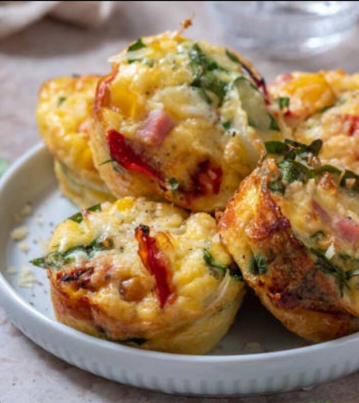 Mediterranean Breakfast Egg Muffins - Mygreekitchen