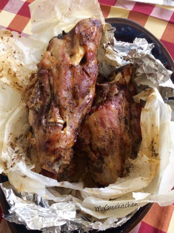Roasted Pork Shanks Mygreekitchen
