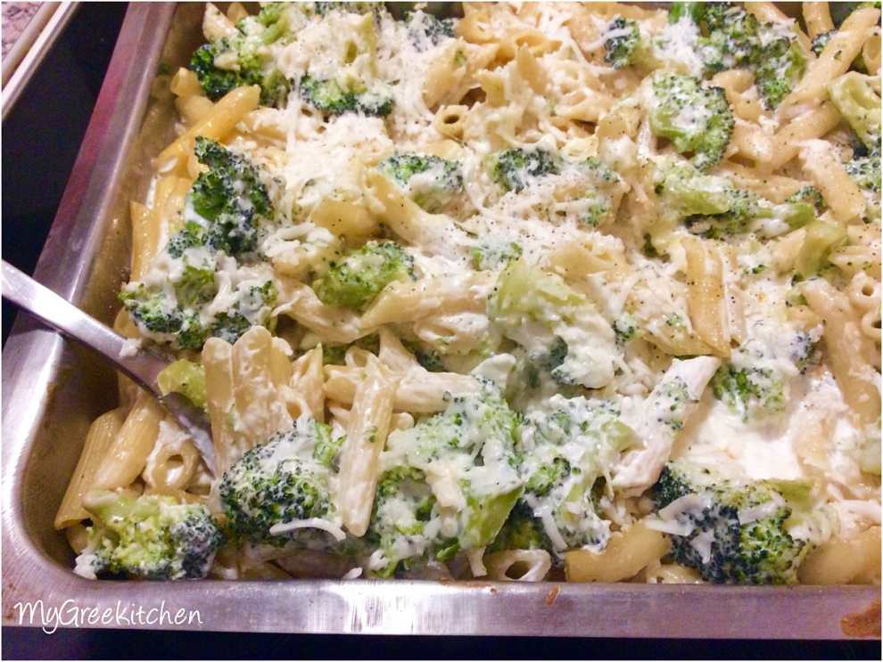 Cheesy Broccoli Pasta Bake Mygreekitchen